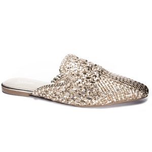 42 Gold Corra Mules by Chinese Laundry